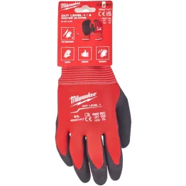 GANTS DE TRAVAIL HIVER - MILWAUKEE - CLASSE DE COUPE 1/A-XL / 10 -1PC
