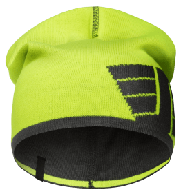 BONNET REVERSIBLE JAUNE ET GRIS