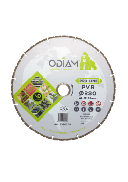 DISQUE MULTIMATERIAUX 125X22,23MM ODIAM PVR03700