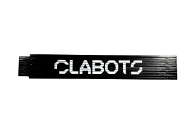 DOUBLE METRE CLABOTS NOIR 2M