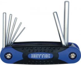 JEU DE CLES MALE COUDEES SUR MONTURE - HEYTEC - 7PCE