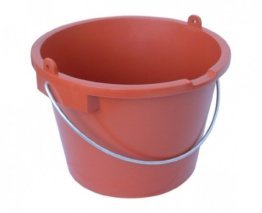 SEAU ROUGE 27L PR CARRELEUR