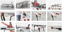 TABLE DE TRAVAIL BM180PLUS 180X100/150CM