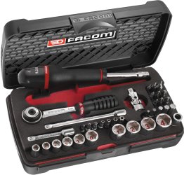 COFFRET FACOM CLIQUET & DOUILLES 1/4 R.161-6