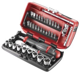 COFFRET CLIQUET+DOUILLES 1/4 - R2NANOPB