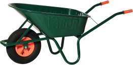BROUETTE VERTE 80L ROUE GONFLABLE
