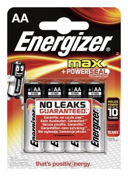 4 PILES ENERGIZER MAX LR6 - AA