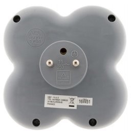 FICHE MULTIPRISE 3X16A + INTERRUPTEUR GR