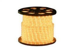 GUIRLANDE PVC JAUNE TRANSPARENT -RLX 45M