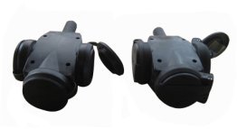 TRIO BLOCK PRISE TRIPLE SANS CABLE CAOUT