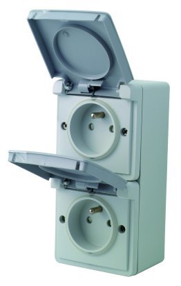 HYDRO PRISE 2X VERTICAL +BTE VERTICAL GRIS