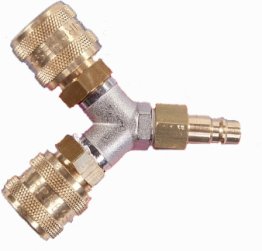 NIPPLE Y 3 VOIES 1/4 RACCORDS ORION