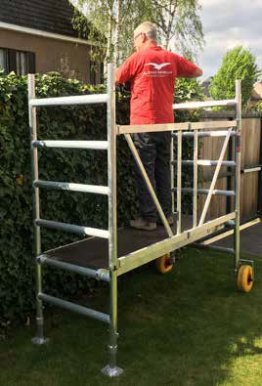 KIT ROUES JARDIN ECHAF. PLIABLE ALTRAD