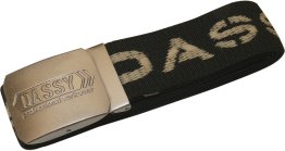 CEINTURE NOIR + LOGO MERCURIUS DASSY