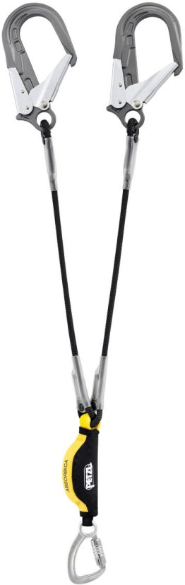 LONGE ABSORBICA DOUBLE + ABSORBEUR 80 L6 - PETZL -