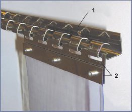 PROFIL SUSPENSION PR LANIERE PVC / 1M