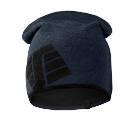 BONNET REVERSIBLE BLEU ET NOIR