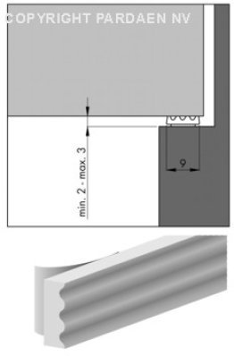 JOINT CAOUTCHOUC 7,5M PROF K