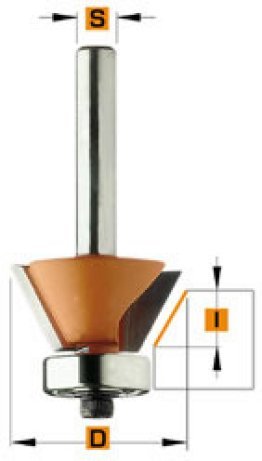 FRAISE INCLINE 45° +ROUL N.910 27mm Q8