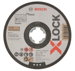 X-LOCK DISQUE A TRONC. STAN INOX 125 MM