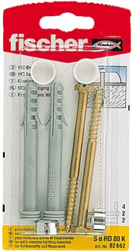 S/BL SET FIX. TOILETTE S 8 RD 80 K NV