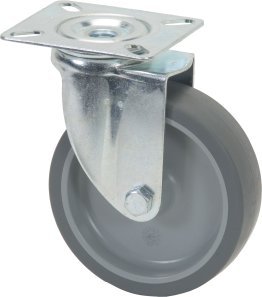 ROUL.CAOUT.GRIS PIVOT 30X18 CHARGE 20 KG