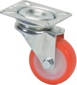 ROUL.POLYURETHANE. PIVOT. 40X18 CHARGE 60 KG