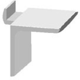 TAQUET CREMAILLERE - ALU NATUREL- 8601