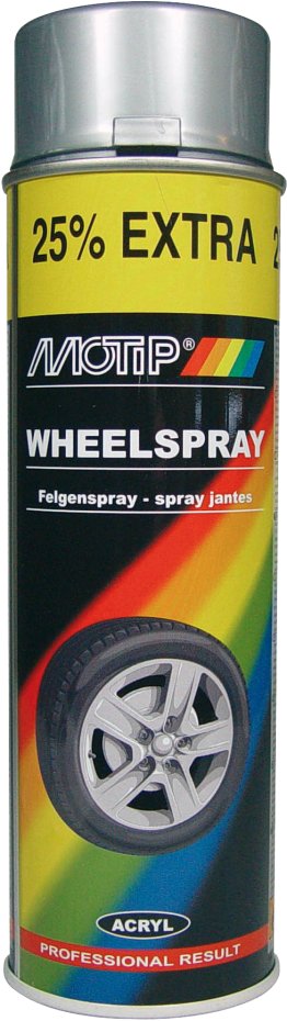 SPRAY ACRYL 500ml AUTO JANTE ARGENT